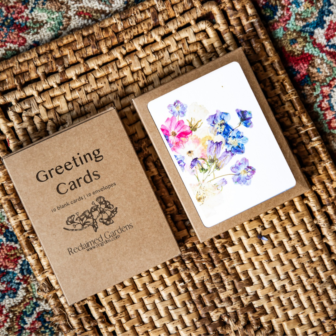 Flower Print Card Collection