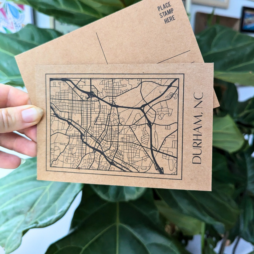 Kraft City Map Postcards